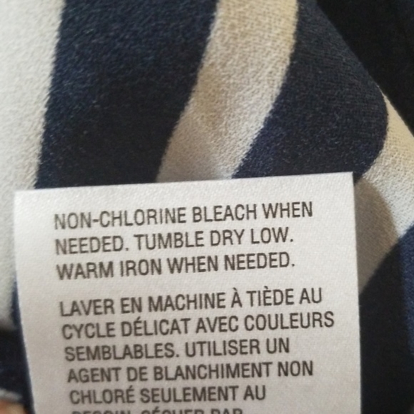 Bar III Striped Jumpsuit Blue Polish Navy M - Picture 7 of 7